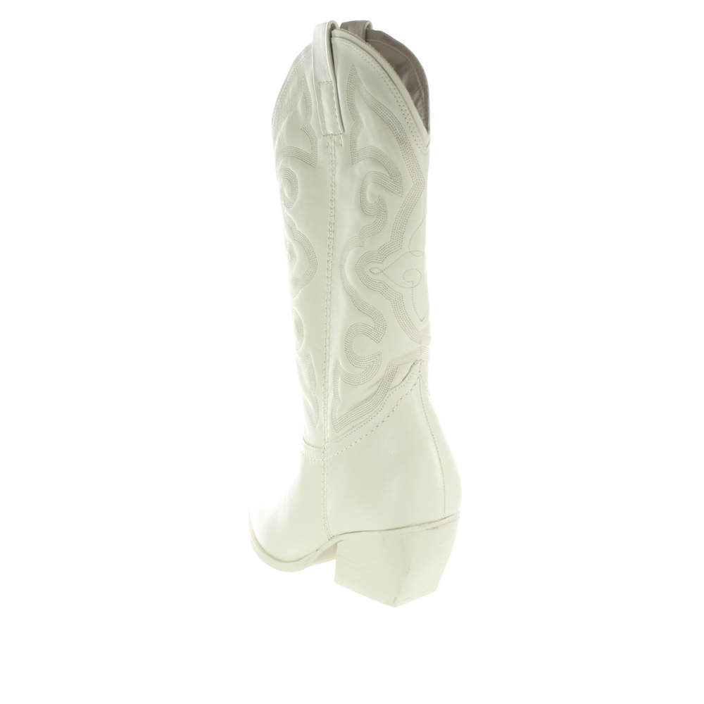 Steve Madden Womens West White Cowboy  Western Boots Size 8 Medium (B  M) - Picture 3 of 4